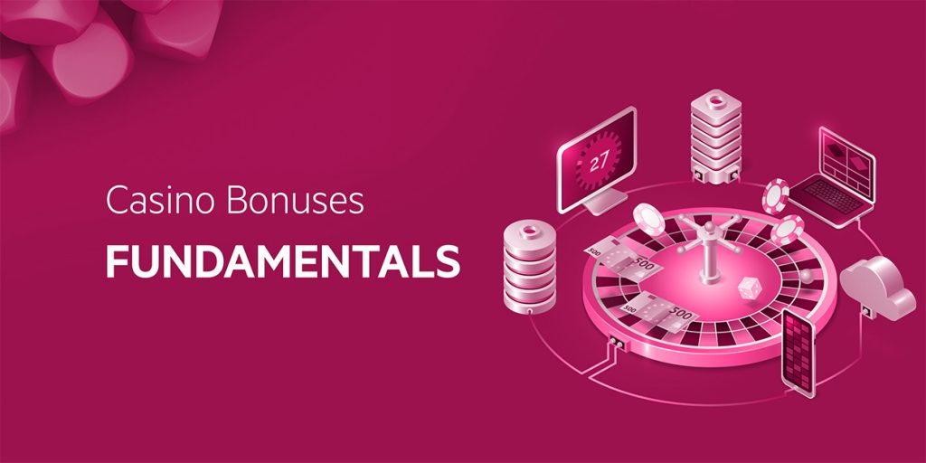 Abstract image with the text Casino Bonuses Fundamentals