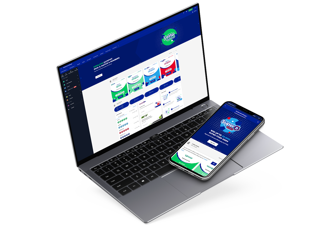 Malta National Lottery mockup