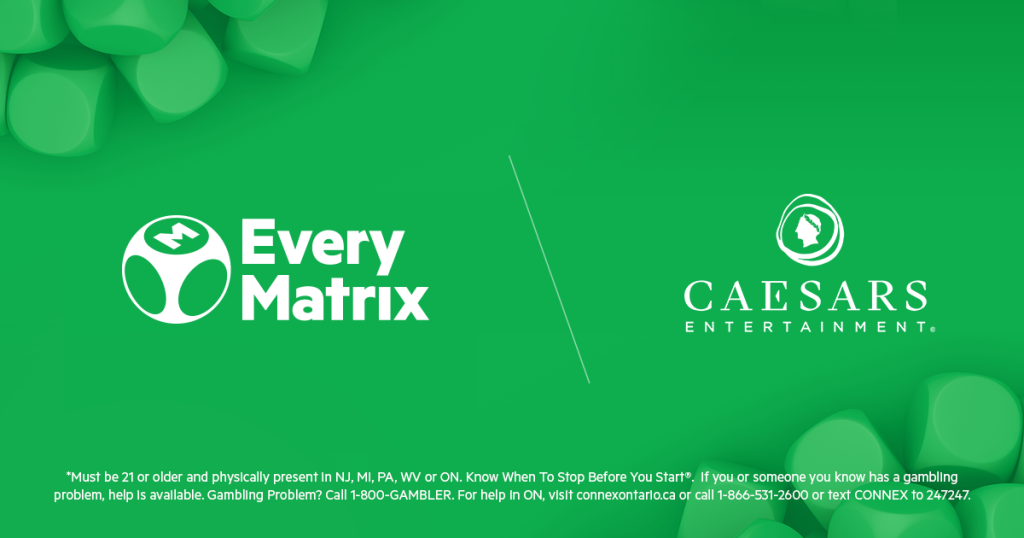 EveryMatrix completes iGaming content launch with Caesars Entertainment