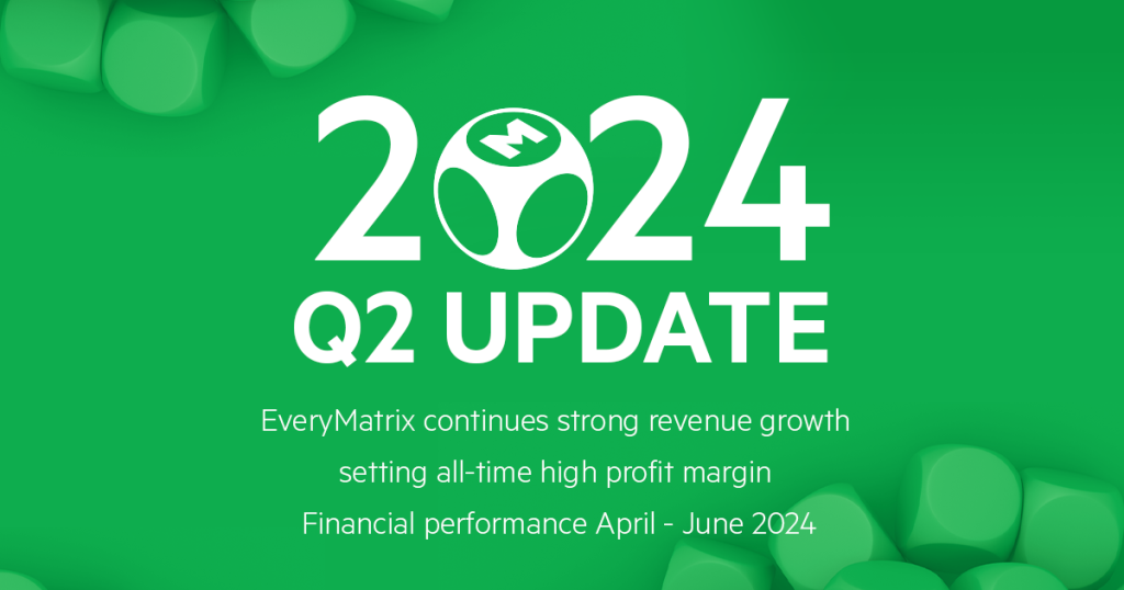 EveryMatrix continues strong revenue growth recording all-time high profit margin 