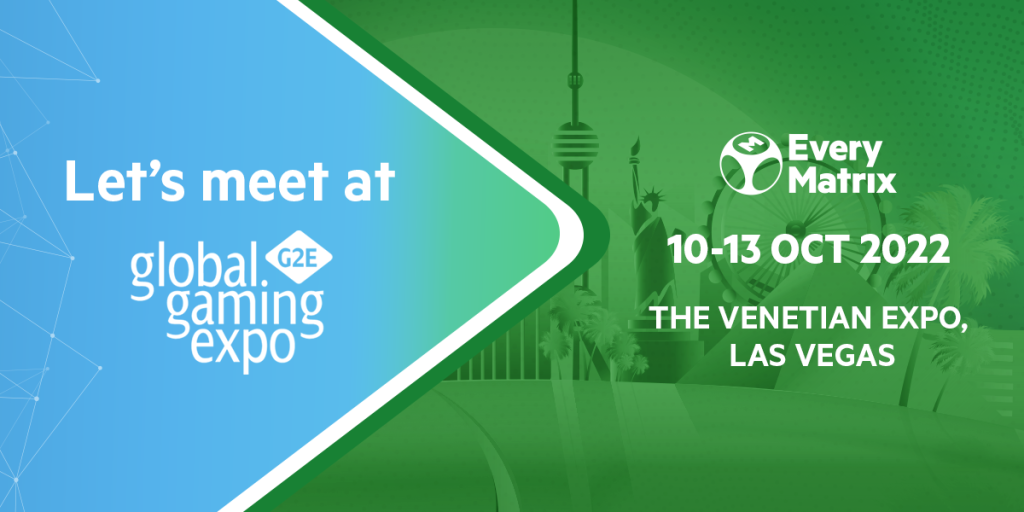 Meet us at G2E Vegas 2022