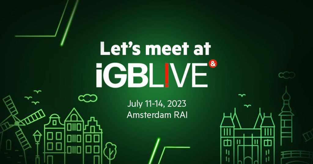 Meet us at iGB Live