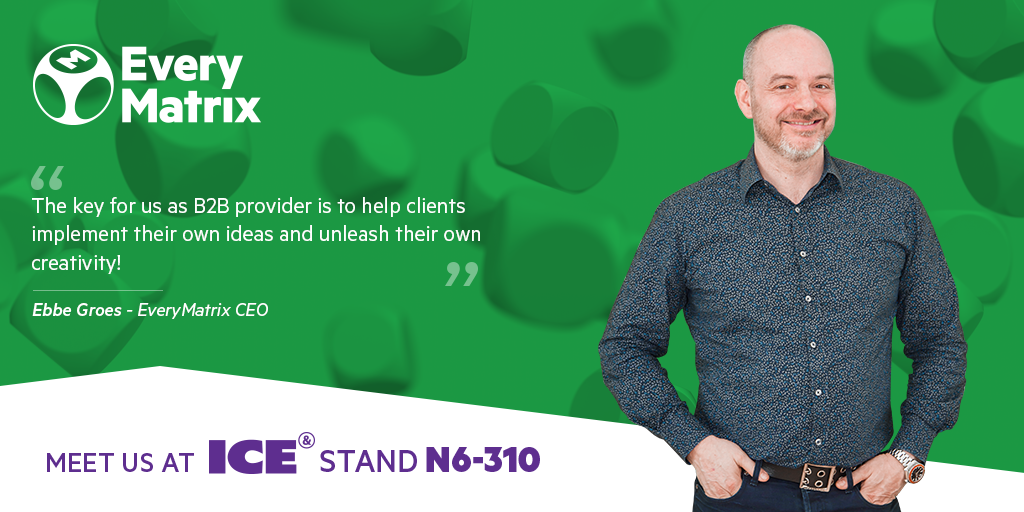 EveryMatrix showcasing ‘Unlimited Creativity’ at ICE